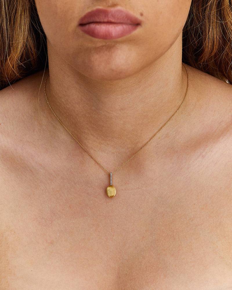 Nanis Collana "DANCING ÉLITE" pendente con ciondolo in oro e barrette di dia – Nanis Italian Jewels Vendita Economica