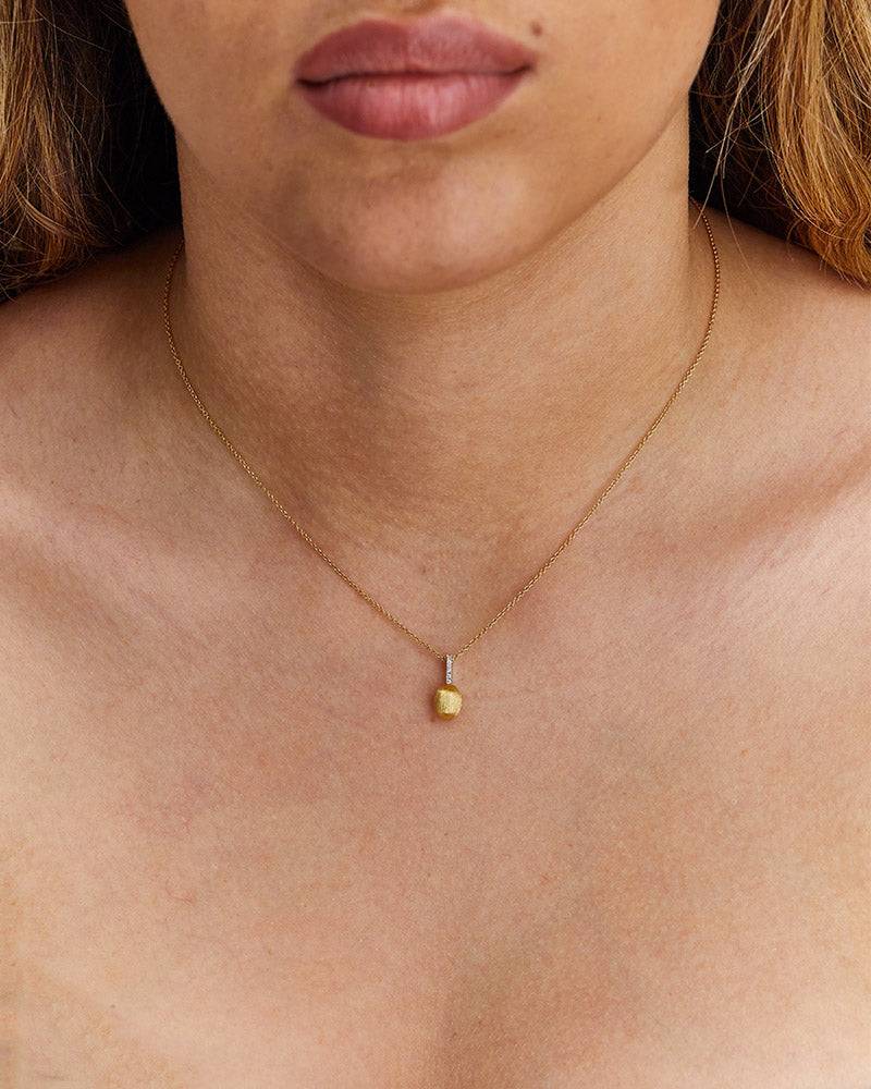Nanis Collana "DANCING ÉLITE" con pendente piccolo in oro e diamanti – Nanis Italian Jewels Saldi Di Fabbrica