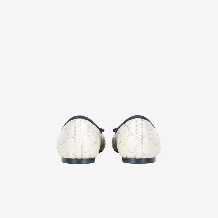 Roberto Festa BALLERINA IN NAPPA ALCE CON RICAMO TRAPUNTATO E PUNTINA FLY Shopping Online