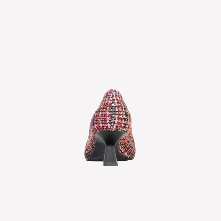 Roberto Festa DÉCOLLETÉ IN BOUCLÉ MULTICOLOR CON ACCESSORIO STRASS EVILLY Offerta