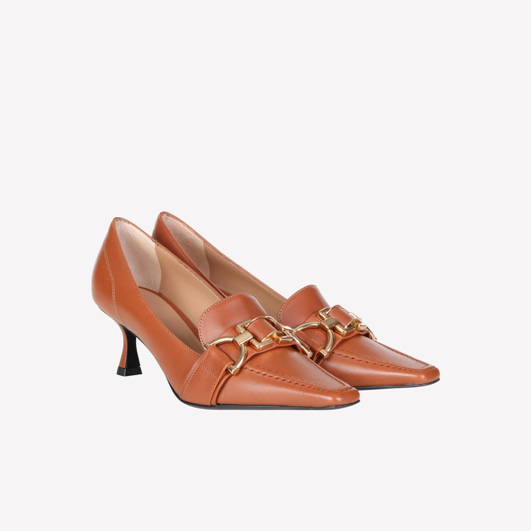 Roberto Festa MOCASSINO IN VITELLO COGNAC CON MORSETTO KESY Online