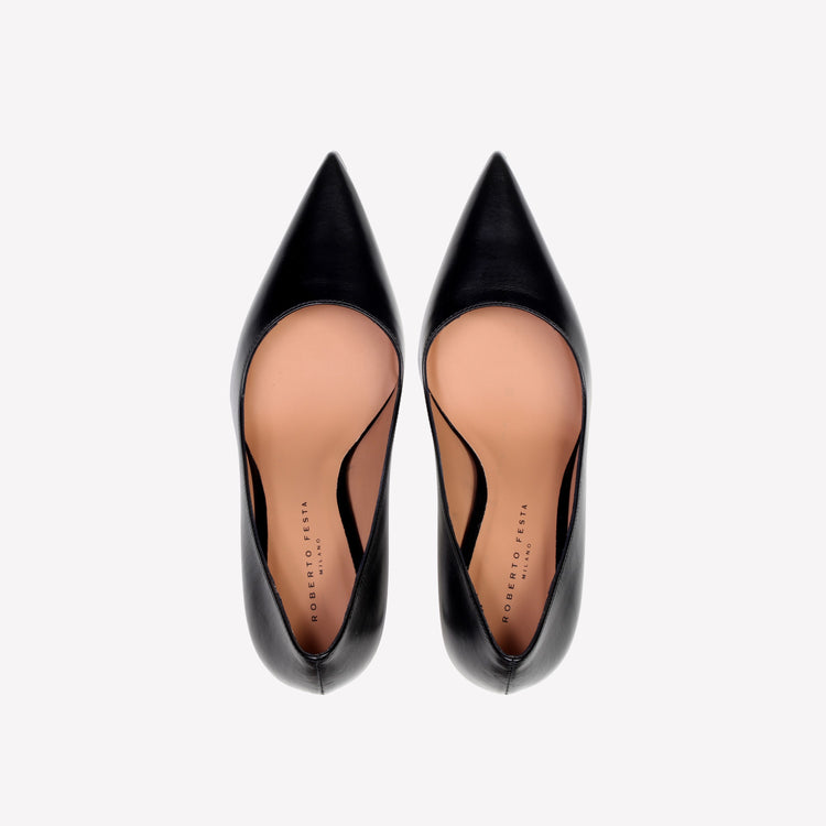 Roberto Festa DÉCOLLETÉ IN VITELLO NERO LORY In Vendita