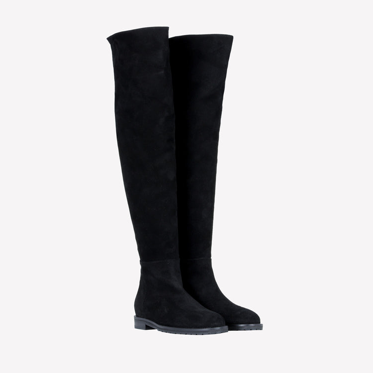 Roberto Festa BOOT IN CAMOSCIO COLOR NERO ARVID Promozione Limitata