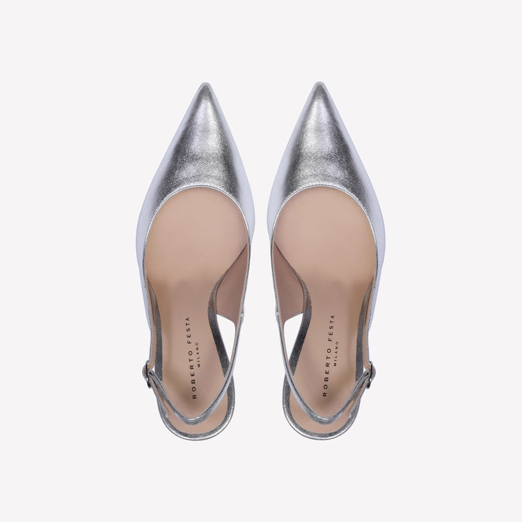 Roberto Festa SLINGBACK IN LUXOR SILVER LAVINIA Offerta