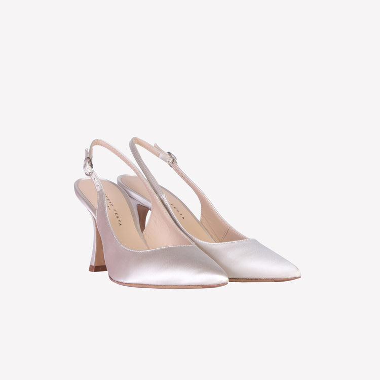 Roberto Festa SLINGBACK IN RASO PERLA LAVINIA Economico