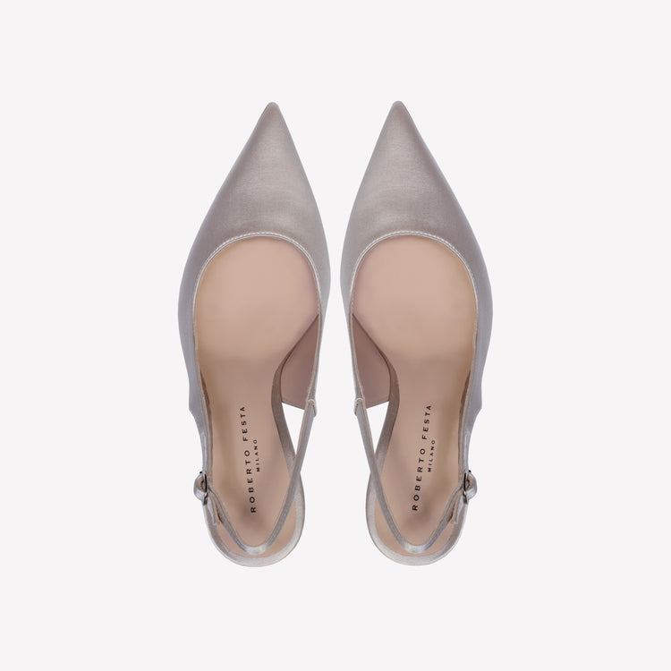 Roberto Festa SLINGBACK IN RASO PERLA LAVINIA Economico