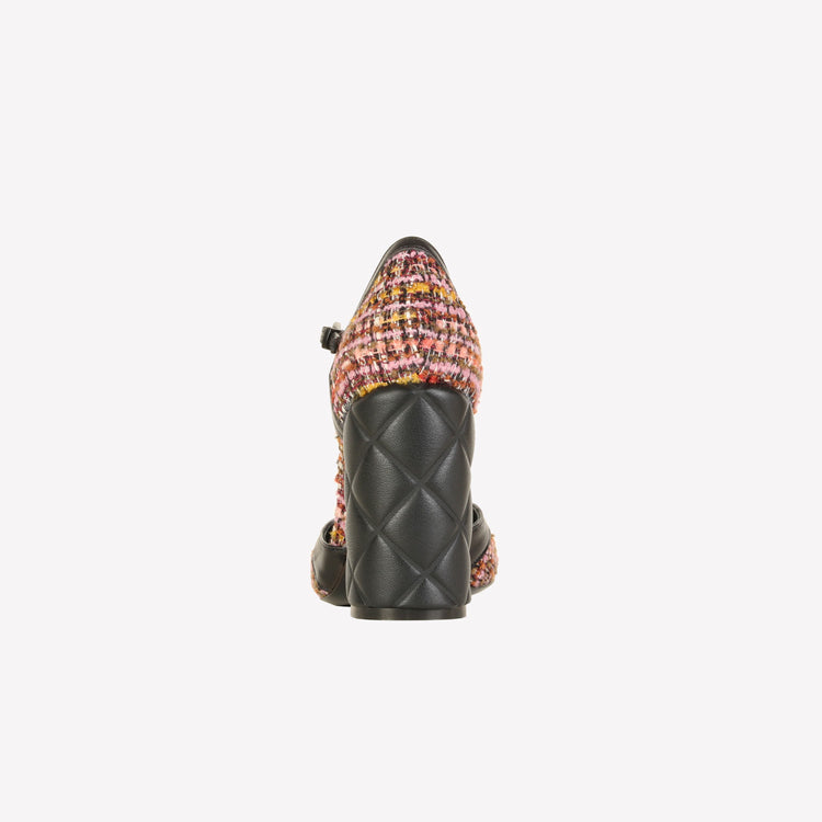 Roberto Festa DÉCOLLETÉ T-STRAP IN BOUCLÉ MULTICOLOR OLIMPYA Comprane uno, ottenene uno gratis