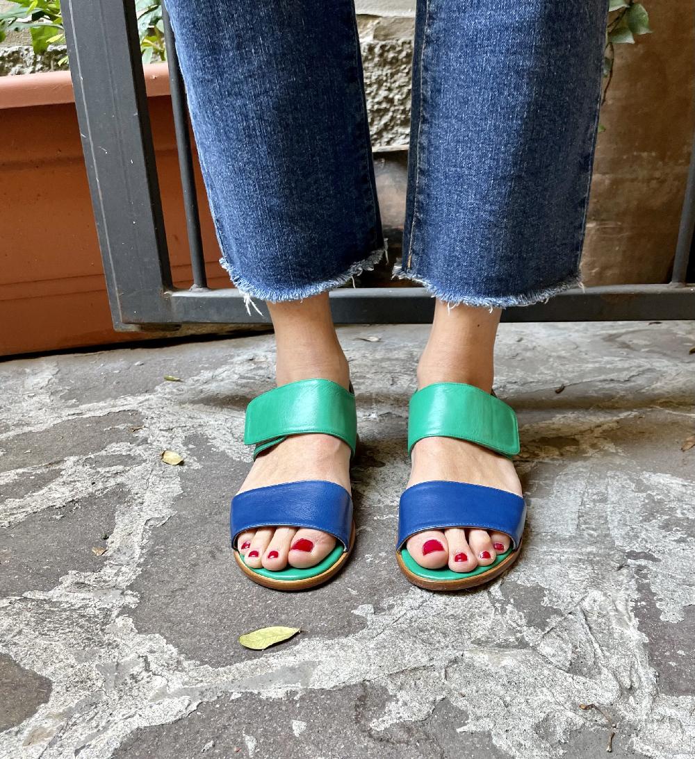 Rose'S Roses Margaux Flat – Leather Nuova