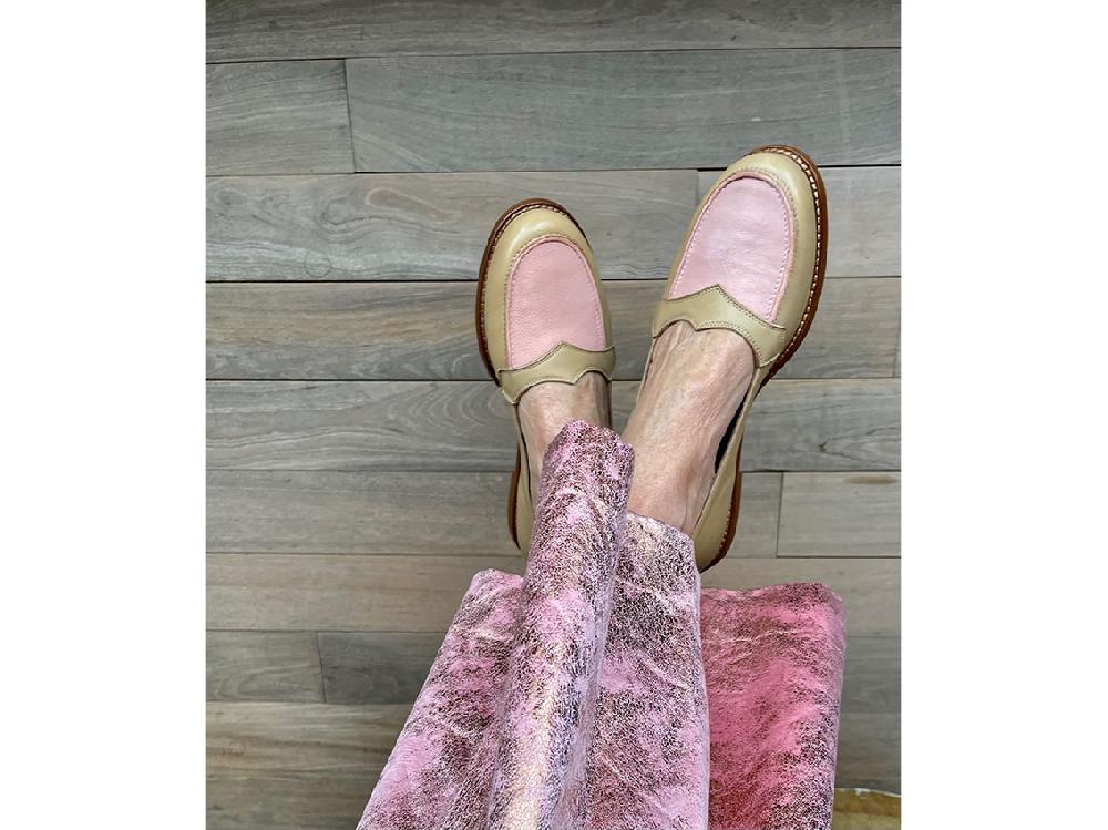 Rose'S Roses Olivia – Bicolore Mocassino Sconto