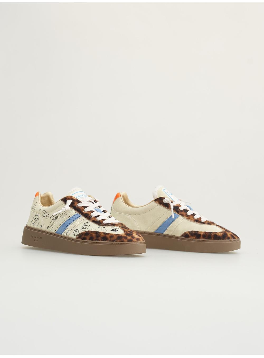 ﻿Serafini COURT - BEIGE LEOPARD - DONNA Serafini Shop In Saldo