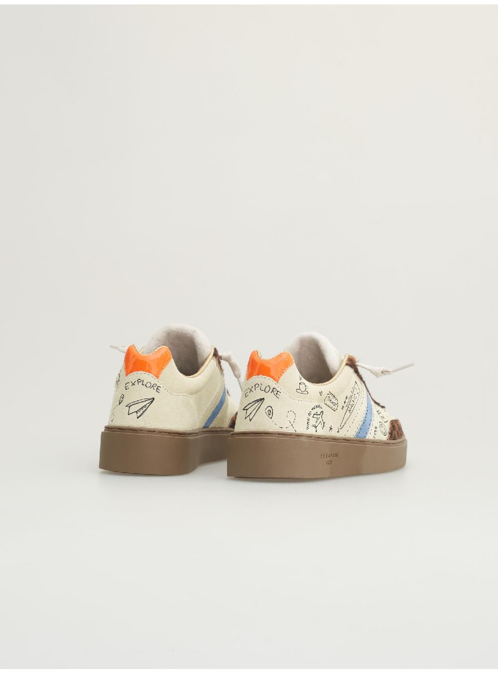 ﻿Serafini COURT - BEIGE LEOPARD - DONNA Serafini Shop In Saldo