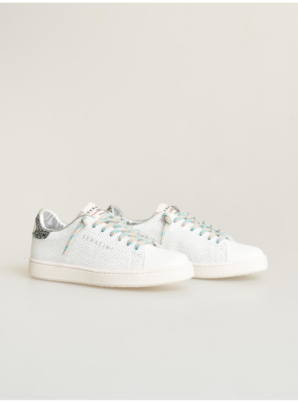 Serafini sneakers donna in pelle pelle laminata pelle perforata Serafini Shop Negozi Online