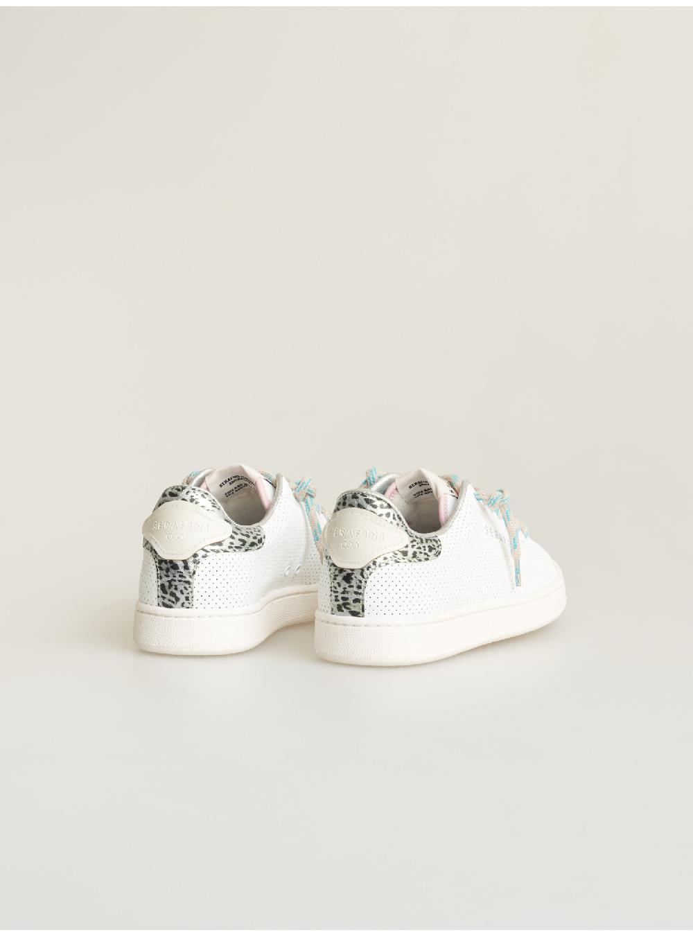 Serafini sneakers donna in pelle pelle laminata pelle perforata Serafini Shop Negozi Online