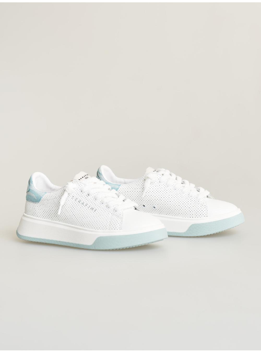 Serafini sneakers donna in pelle pelle laminata pelle perforata Serafini Shop Acquista Ora