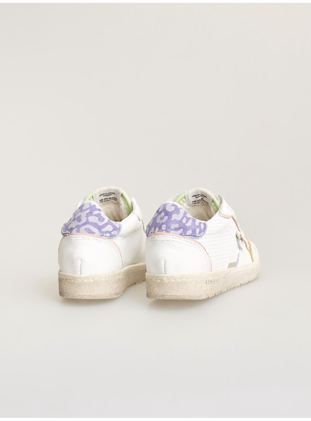 Serafini sneakers donna in pelle pelle laminata pelle perforata Serafini Shop Promozione Limitata