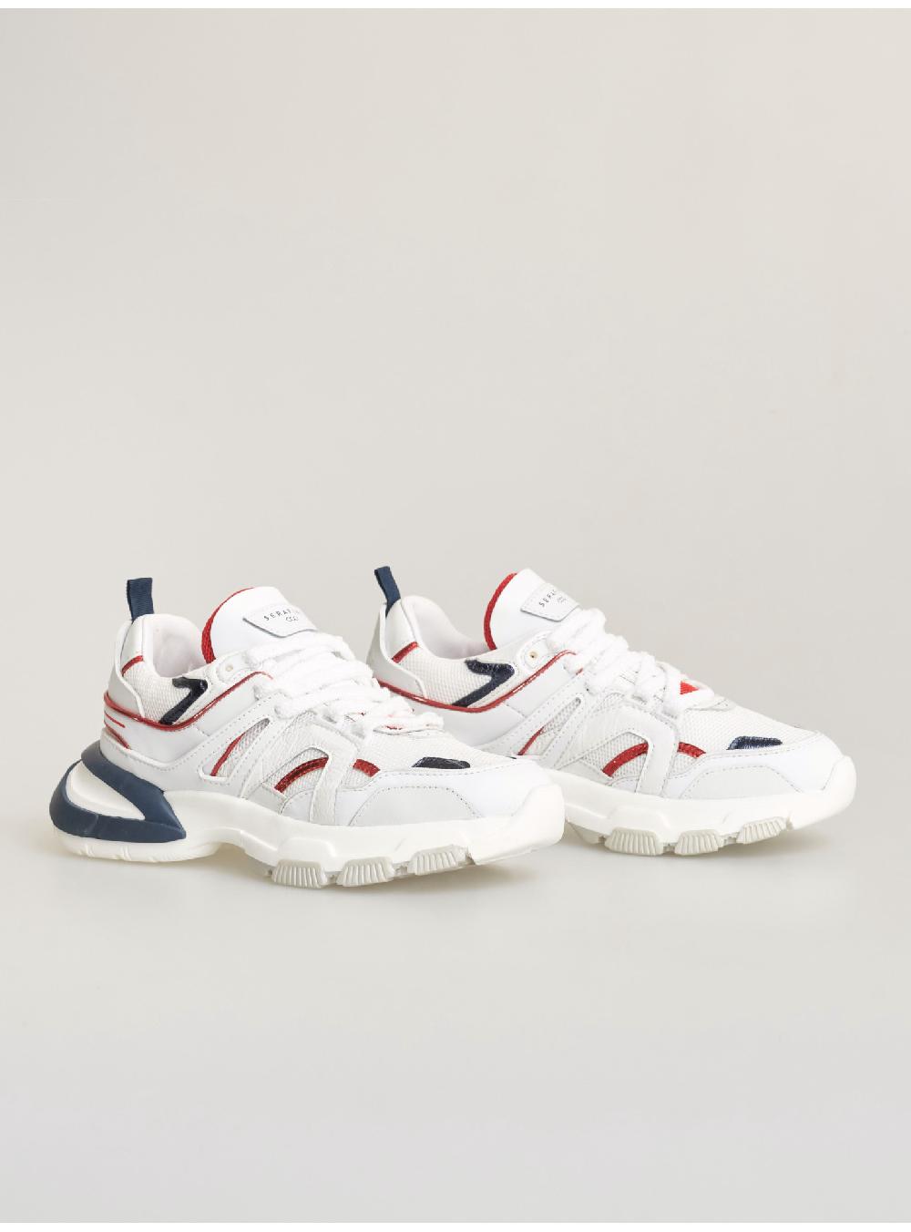Serafini sneakers donna in pelle pelle laminata tessuto a rete Serafini Shop Fino Al -60%