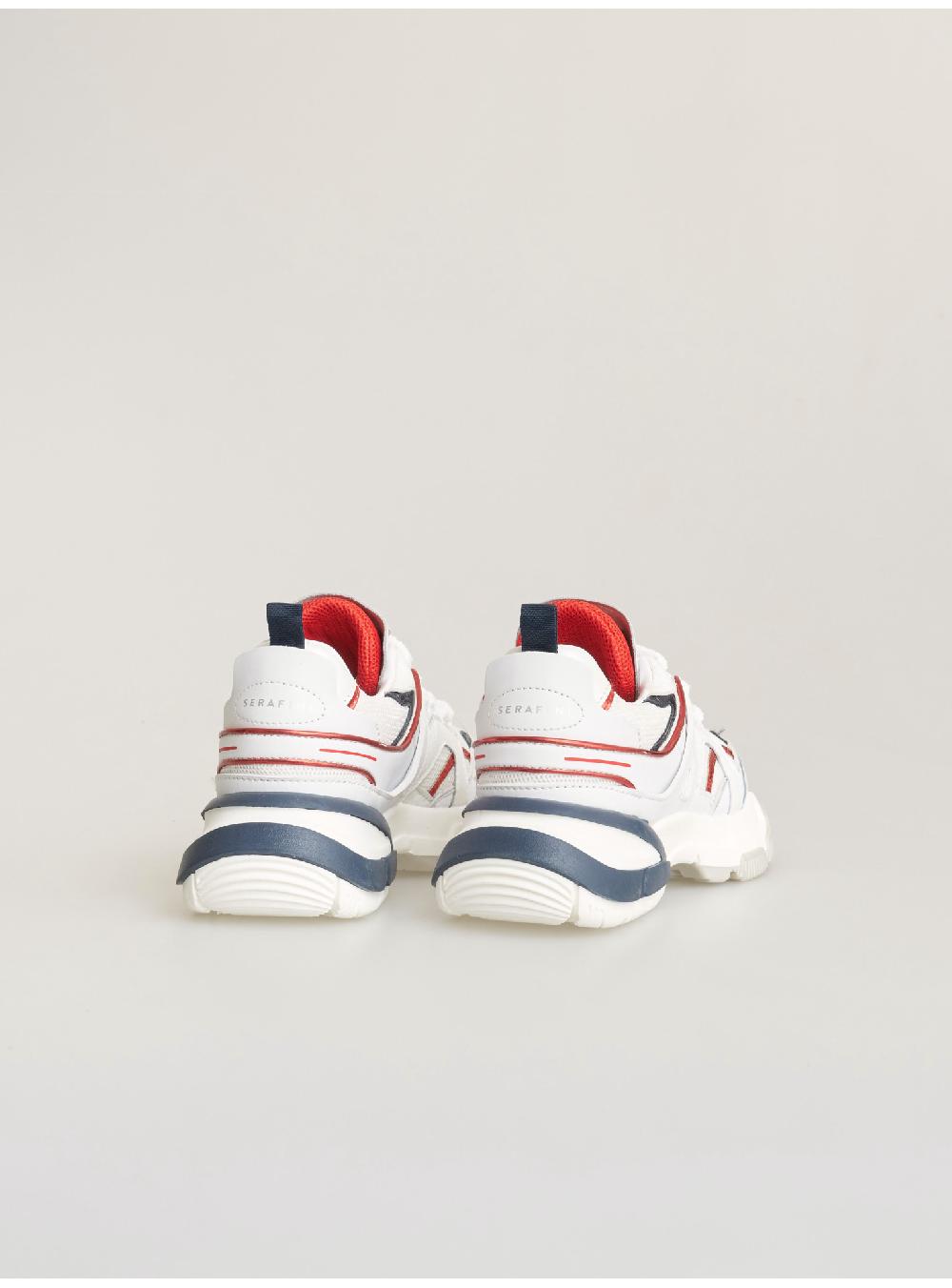 Serafini sneakers donna in pelle pelle laminata tessuto a rete Serafini Shop Fino Al -60%