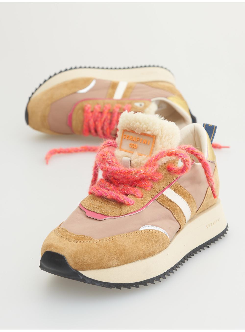 Serafini TORINO - BEIGE ECO-SHEARLING GOLD - DONNA Serafini Shop Italy