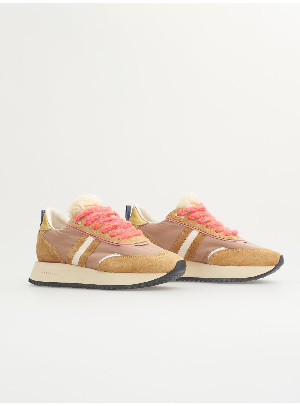 Serafini TORINO - BEIGE ECO-SHEARLING GOLD - DONNA Serafini Shop Italy
