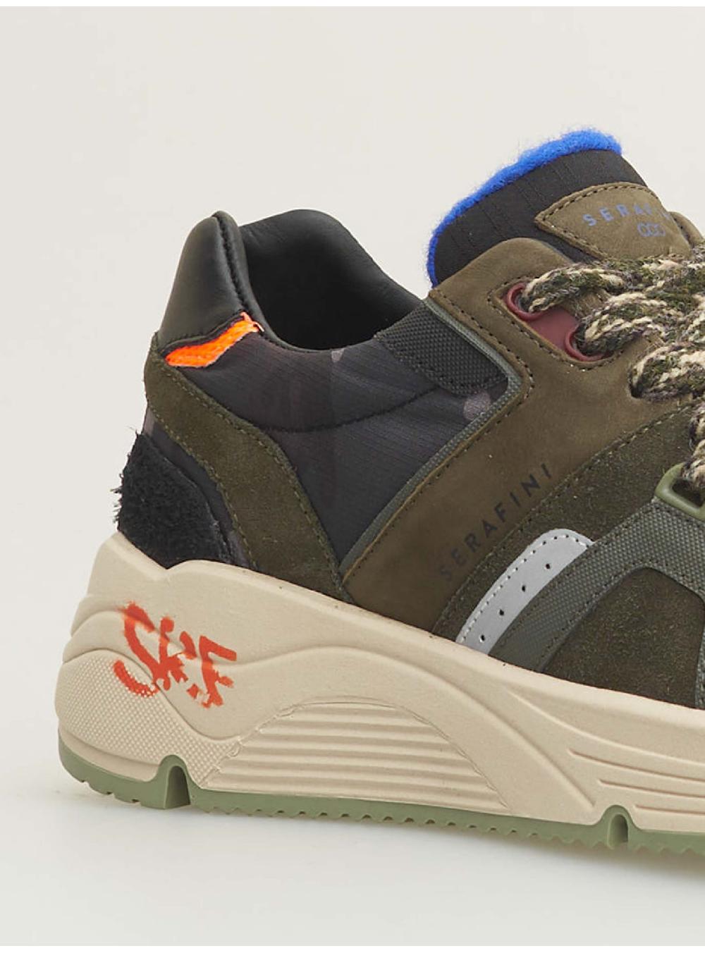 Serafini TOKYO - MILITARY GREEN BLACK Serafini Shop Offerte