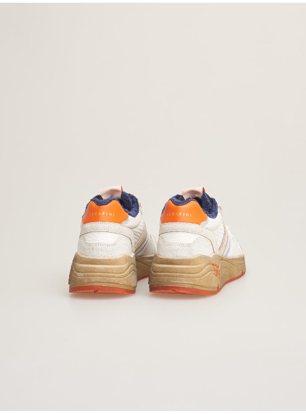 Serafini TOKYO - WHITE-CRACKED BLUE ORANGE Serafini Shop Vendita Calda