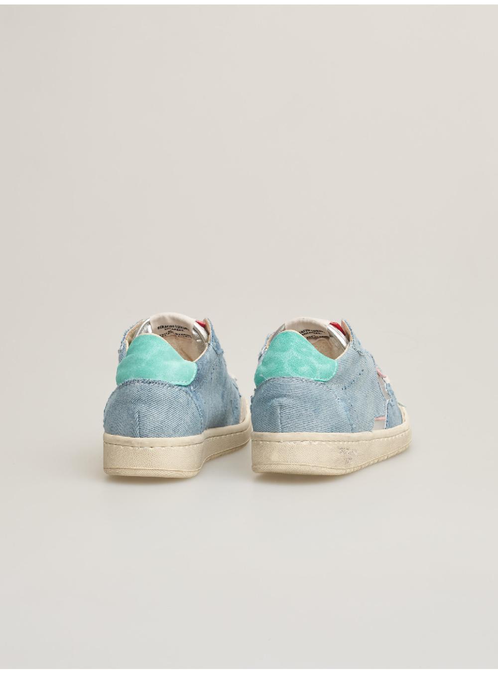 Serafini SAN DIEGO LOW - JEANS WHITE GREEN Serafini Shop I Più Venduti