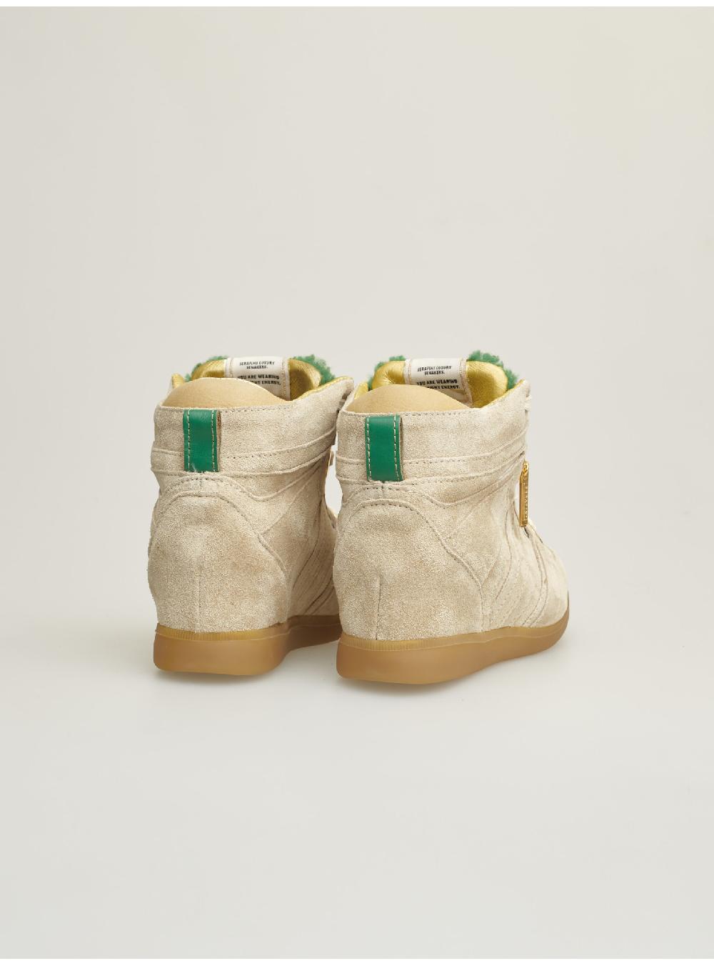 Serafini zeppa interna donna in scamosciato nabuck shearling Serafini Shop 2025