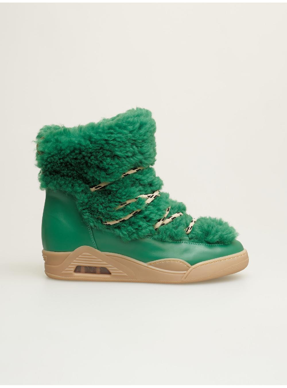 Serafini boots donna in shearling scamosciato Serafini Shop Italy