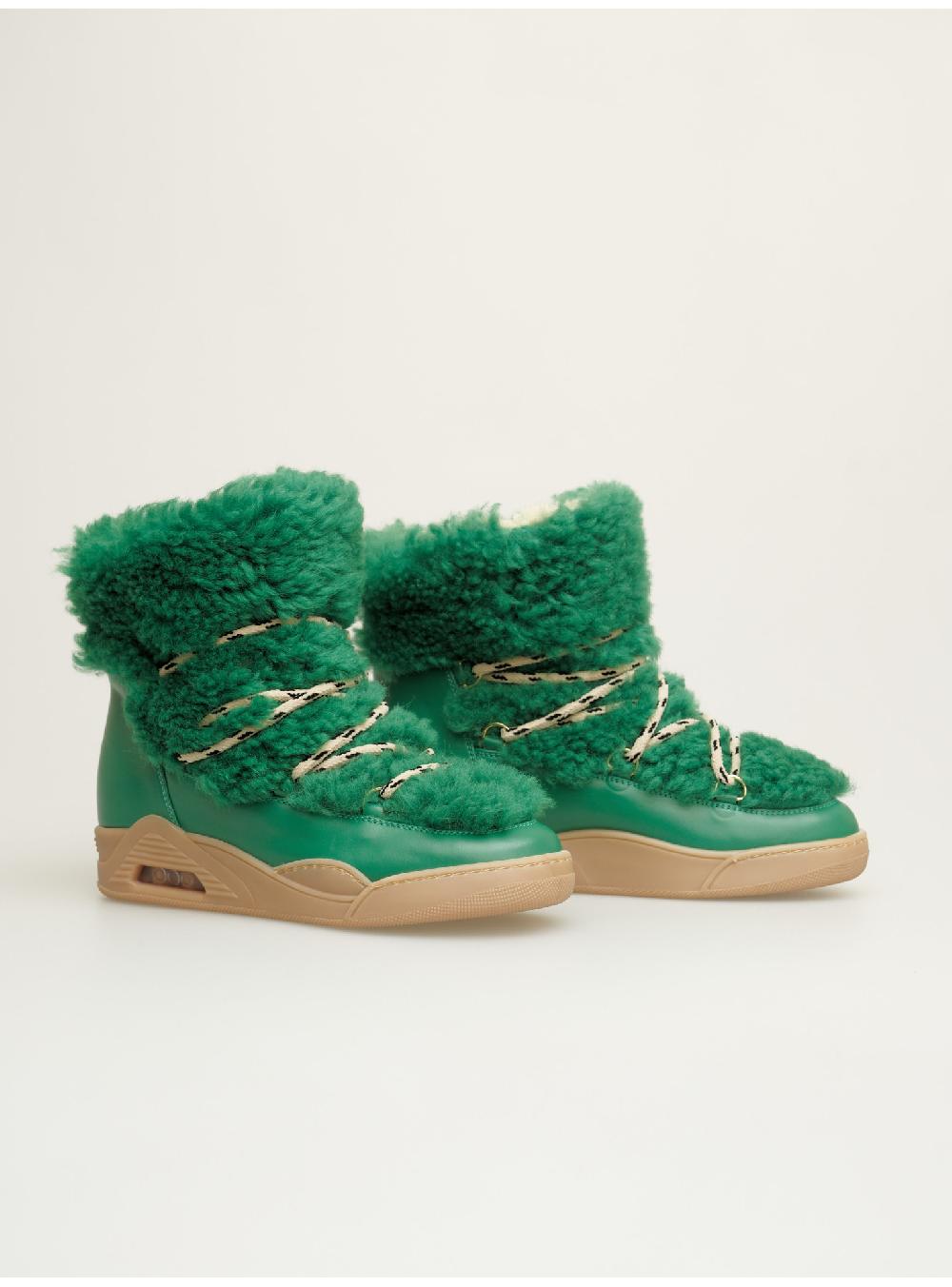Serafini boots donna in shearling scamosciato Serafini Shop Italy