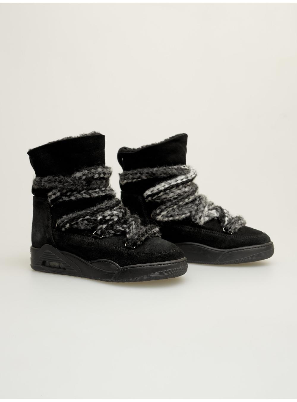 Serafini boots donna in shearling scamosciato Serafini Shop Italia