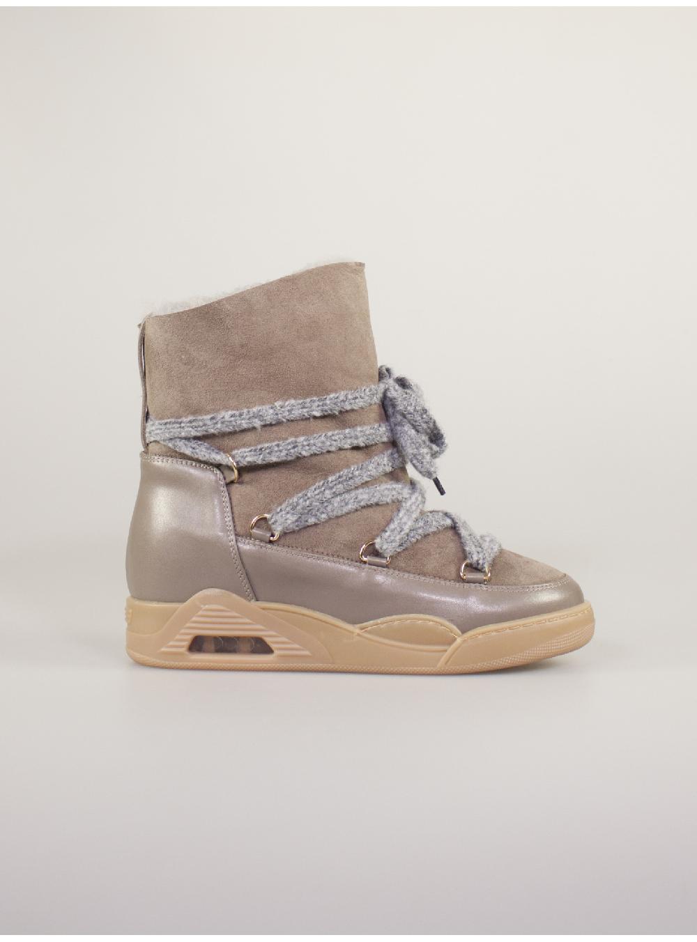 Serafini boots donna in shearling scamosciato Serafini Shop 2025