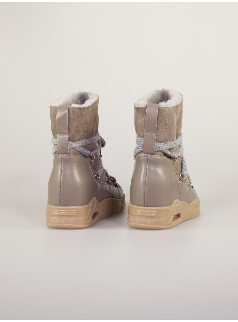 Serafini boots donna in shearling scamosciato Serafini Shop 2025