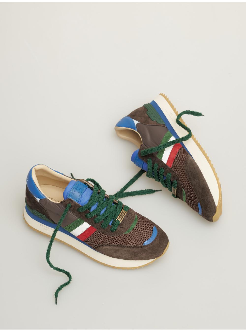 Serafini sneakers uomo in pelle nylon scamosciato tessuto Serafini Shop Online