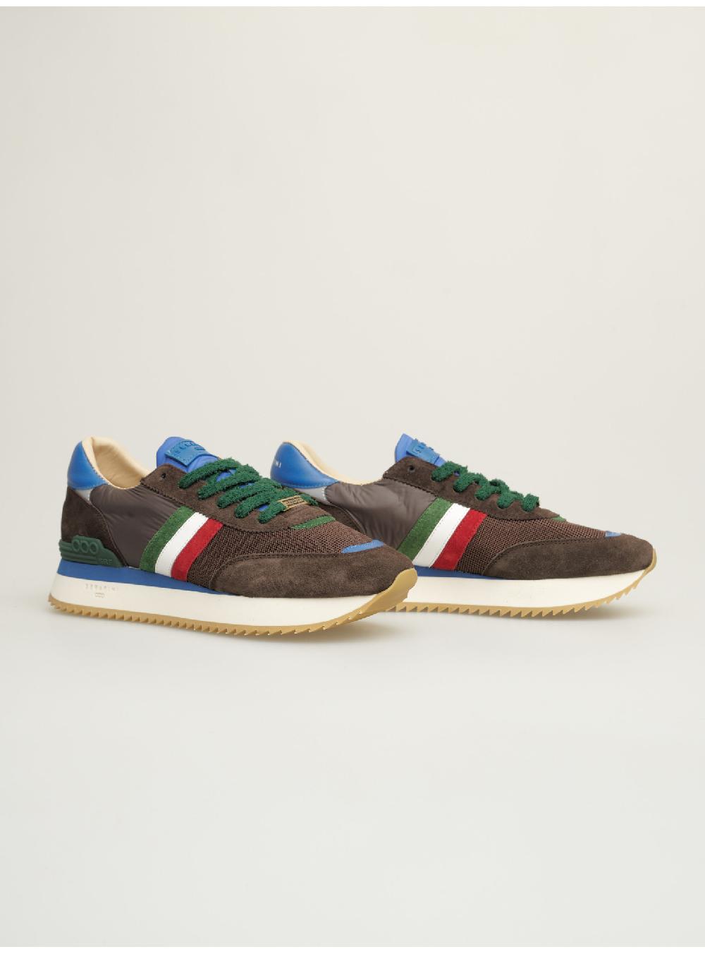 Serafini sneakers uomo in pelle nylon scamosciato tessuto Serafini Shop Online