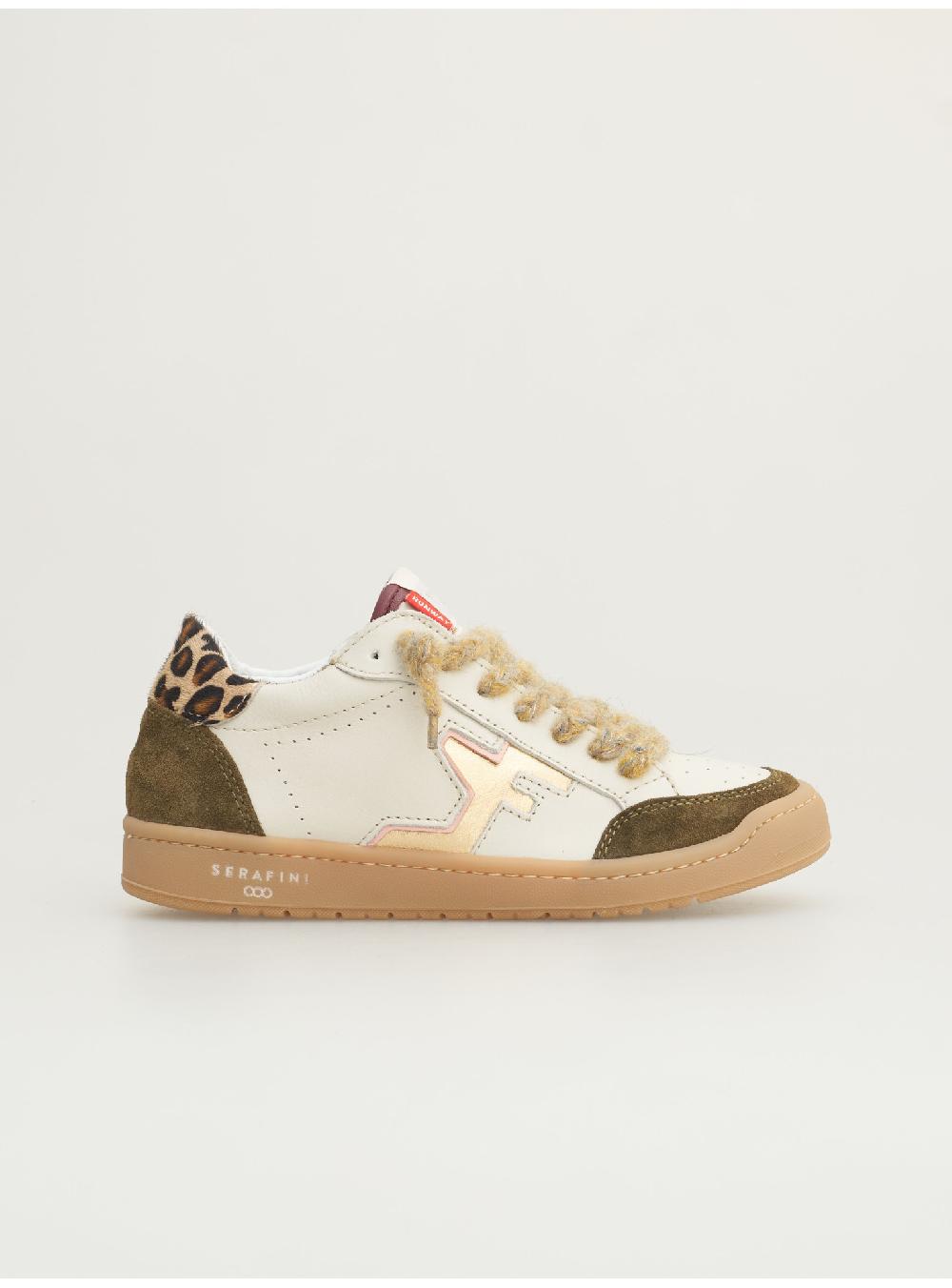 Serafini SAN DIEGO LOW - MILK OLIVE LEOPARD Serafini Shop Nuova