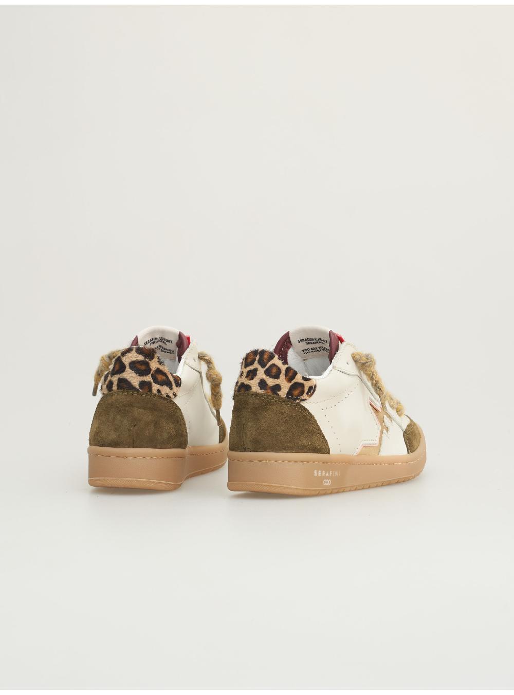 Serafini SAN DIEGO LOW - MILK OLIVE LEOPARD Serafini Shop Nuova