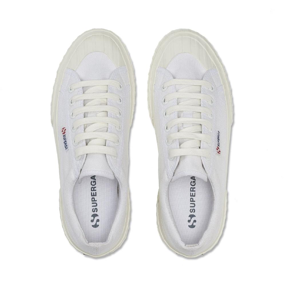 Superga 2631 STRIPE PLATFORMWHITE-WHITE AVORIO Presa