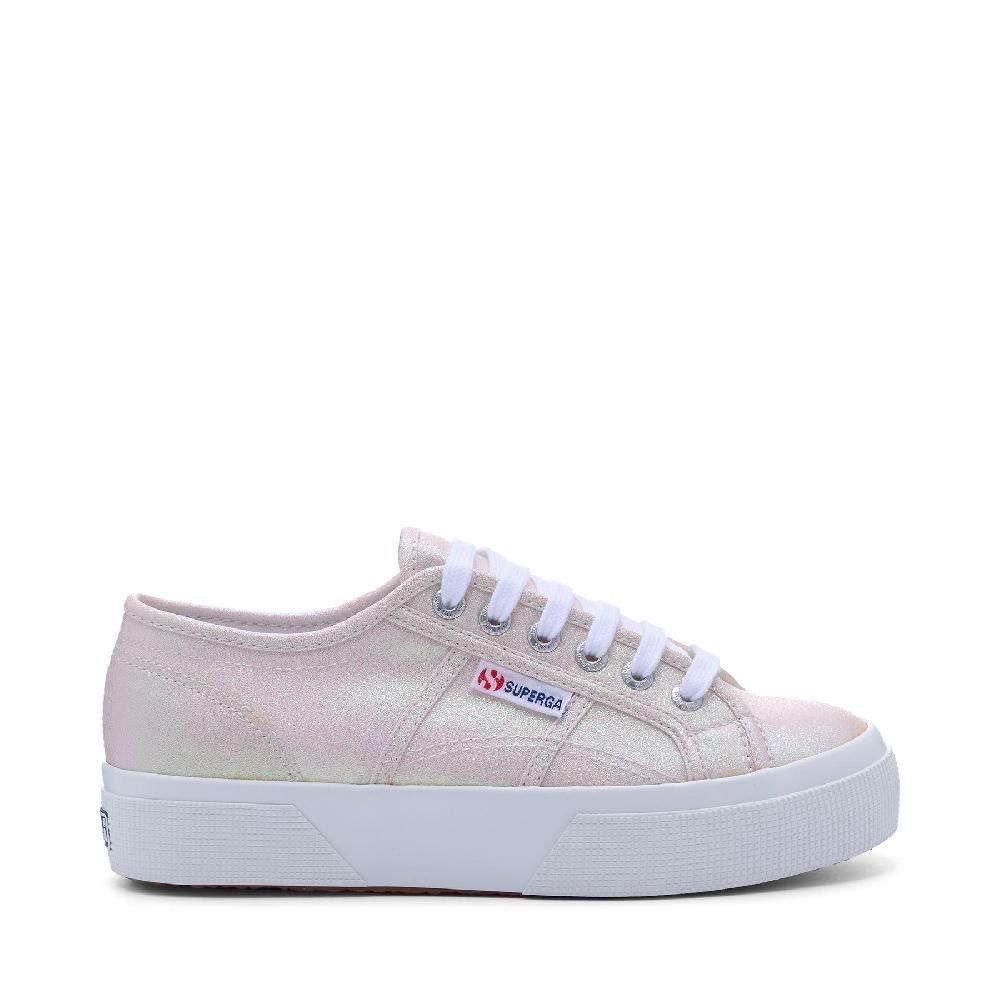 Superga 2740 PLATFORM LAMEBEIGE LT IRIDESCENT Moda