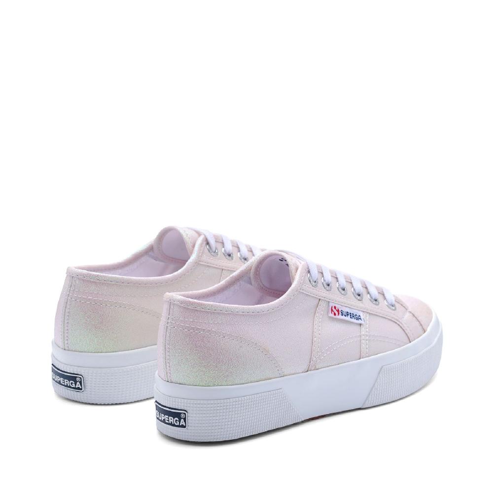 Superga 2740 PLATFORM LAMEBEIGE LT IRIDESCENT Moda