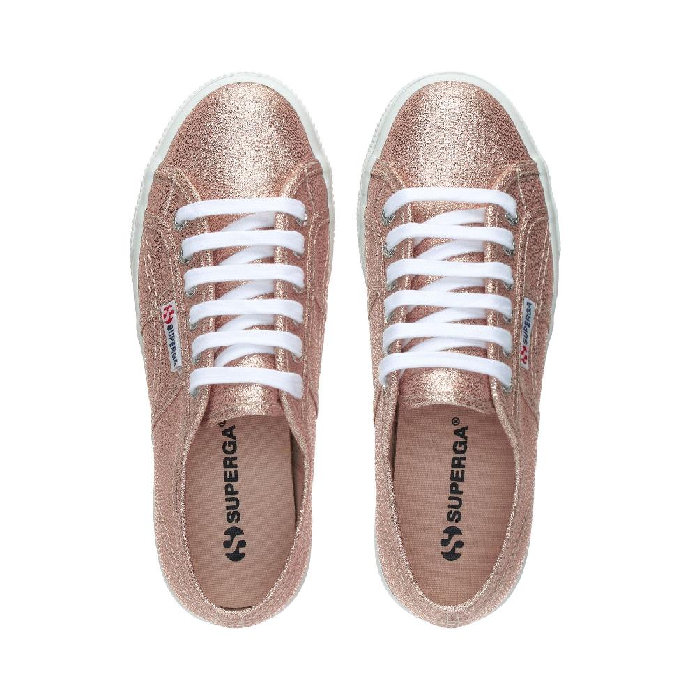 Superga 2790 PLATFORM LAMEROSE PLATINUM Duty-free
