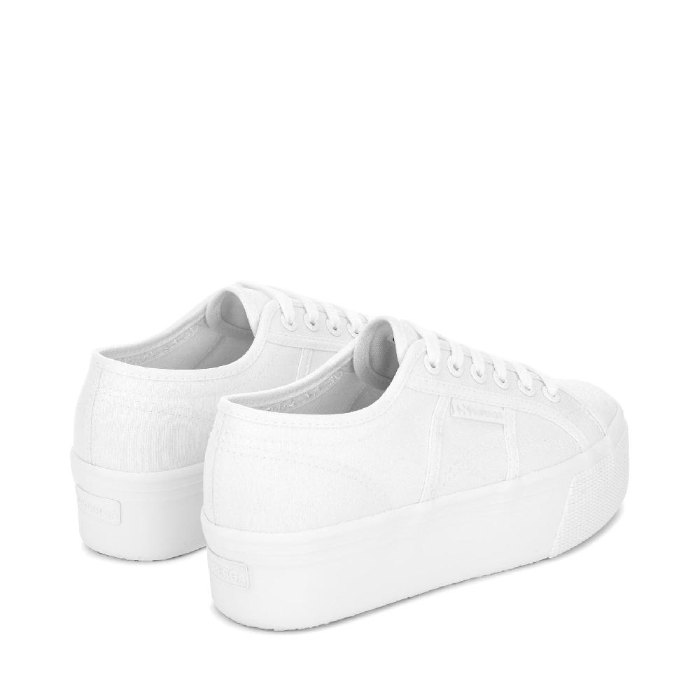 Superga 2790 PLATFORM LAMETOTAL WHITE In Linea