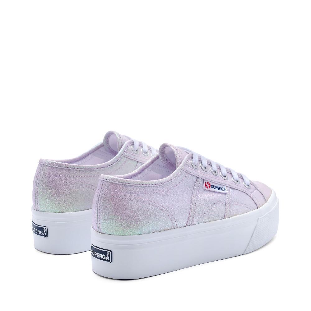 Superga 2790 PLATFORM LAMEPASTEL LILLA IRIDESCENT Nuovo