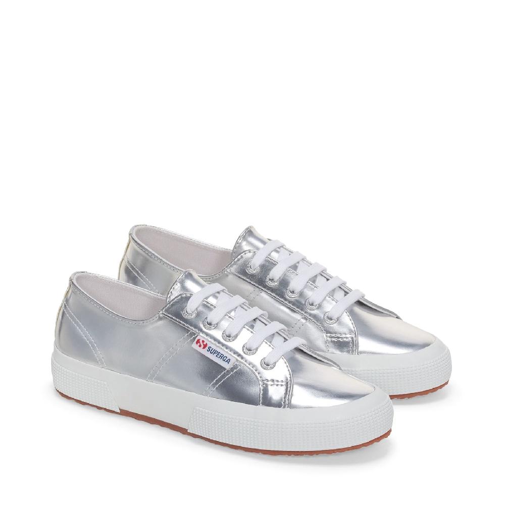 Superga 2750 MIRROR SYNTHETIC MATERIALSILVER Promozione