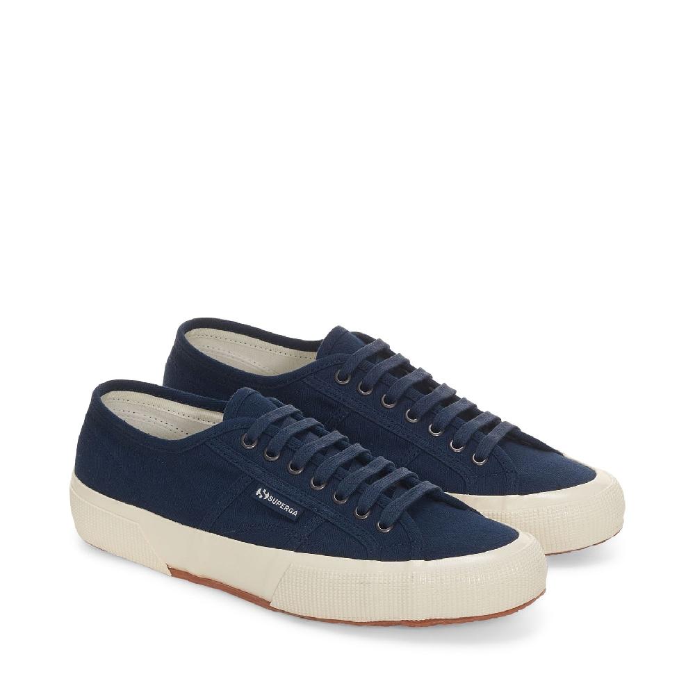 Superga 2750 OG HERRINGBONENAVY-OFF WHITE Soddisfazione Garantita