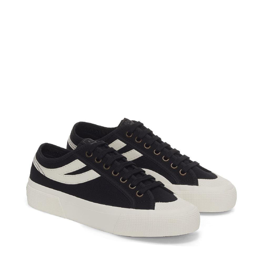 Superga 2750 PANATTA 3.0BLACK-WHITE AVORIO Shopping Online