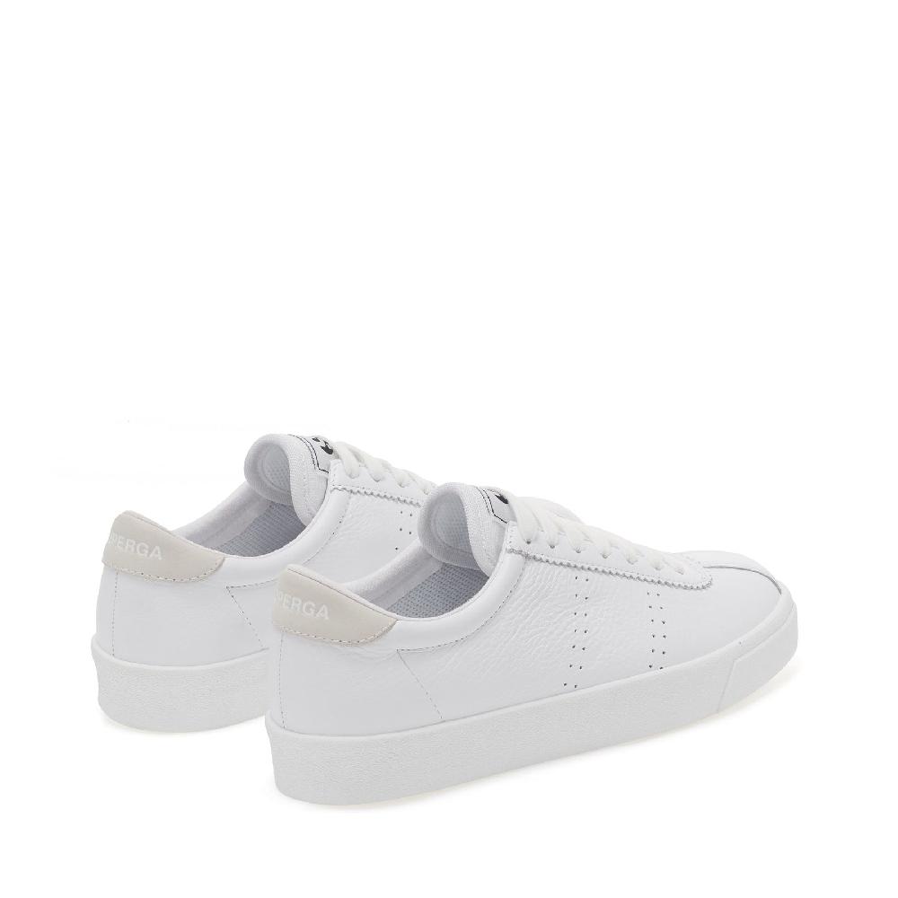 Superga 2843 CLUB S COMFORT LEATHERFULL WHITE Convenienza