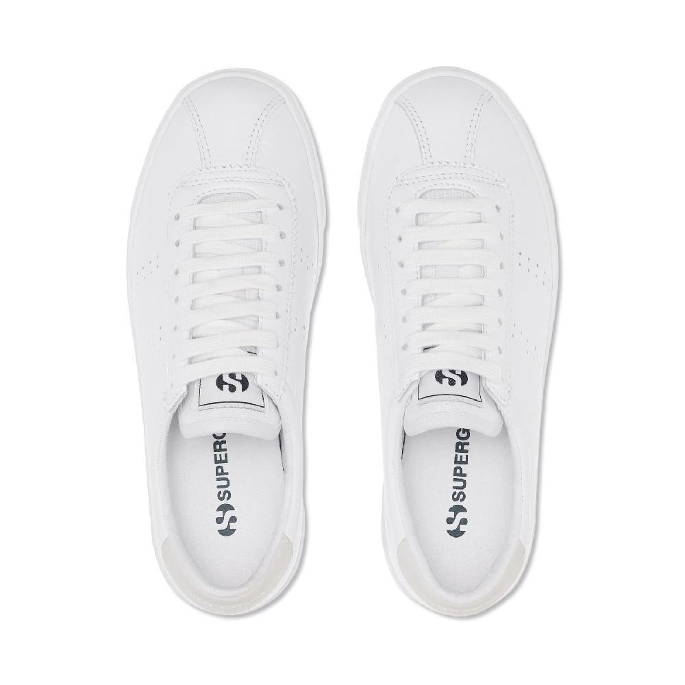 Superga 2843 CLUB S COMFORT LEATHERFULL WHITE Convenienza