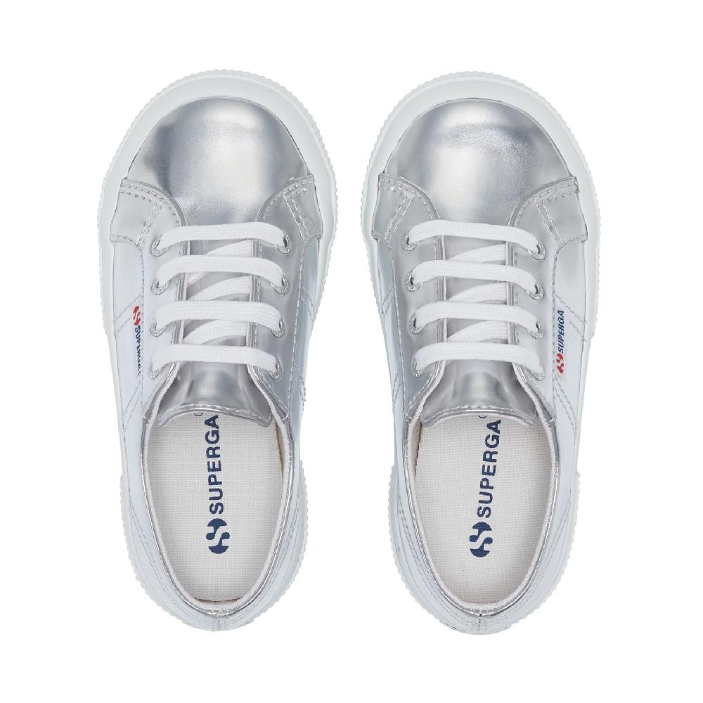 Superga 2750 KIDS MIRROR SYNTHETIC MATERIALSILVER Negozio