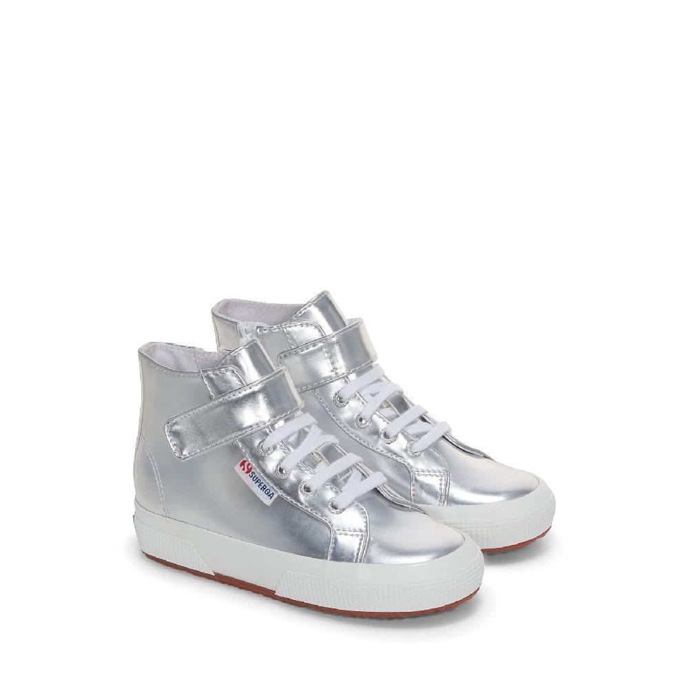 Superga 2709 KIDS MIRROR SYNTHETIC MATERIALSILVER In Saldo