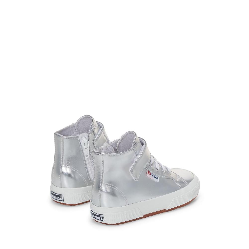 Superga 2709 KIDS MIRROR SYNTHETIC MATERIALSILVER In Saldo